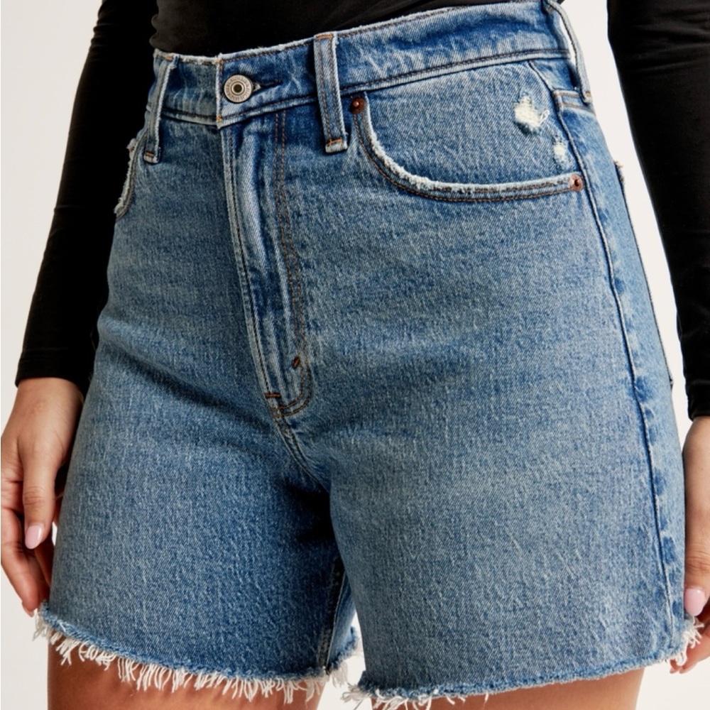 Abercrombie & Fitch Blue Denim Jean Shorts